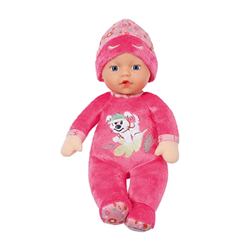 BABY born Sleepy for babies pink, waschbare Stoffpuppe mit herunterziehbarer Mütze und integrierter Rassel, 30 cm groß, 833674 Zapf Creation im Sale