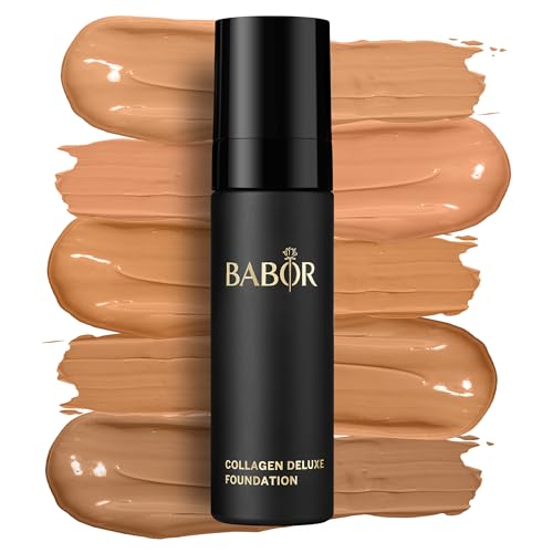 BABOR MAKE UP Collagen Deluxe Foundation, Make-up für trockene und reife Haut, Mit Anti-Aging Serum, Stark deckend, Langanhaltend, 1 x 30 ml im Sale