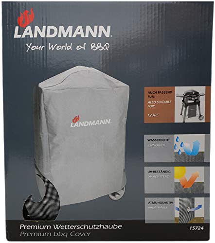 LANDMANN Premium Wetterschutzhaube | Aus robustem & wasserdichtem Polyestergewebe | UV-Beständig, atmungsaktiv & kältebeständig | Geeignet für Pantera 1.0, Pantera 2.0 und e-Pantera inklusive Trolley im Sale