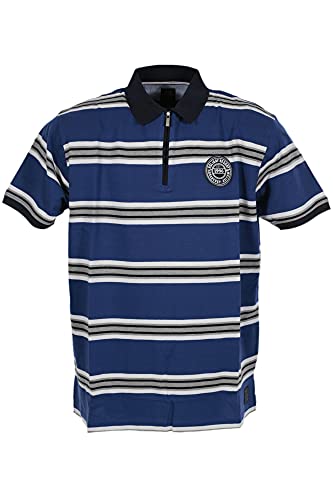 Kitaro Poloshirt Polo Hemd Herren Kurzarm Piqué Baumwolle, Farbe:blau, Herrengrößen:4 im Sale