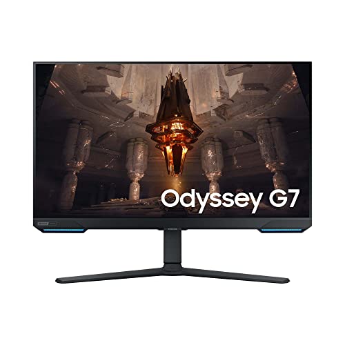 Samsung Odyssey G70B Gaming Monitor LS28BG700EP, 28 Zoll, IPS-Panel, UHD-Auflösung, FreeSync Premium Pro, G-Sync kompatibel, 1 ms Reaktionszeit, Bildwiederholrate 144 Hz, Schwarz im Sale