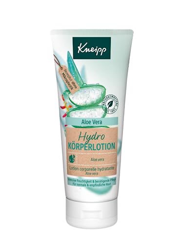 Kneipp Hydro Körperlotion Aloe Vera, intensive Feuchtigkeit & beruhigende Pflege, 200ml