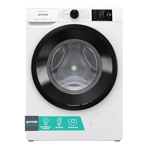 Gorenje WAM 74 SAP Waschmaschine mit Dampffunktion / 7 kg / 1400 U / 16 Programme/AquaStop/Inverter PowerDrive Motor/Edelstahltrommel/Kindersicherung/EEK A/weiß im Sale