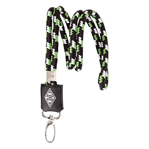 Borussia Mönchengladbach Schlüsselband Lanyard Kordel | Offizieller Fanartikel Fohlenshop | Schlüsselband mit Vereinslogo | Hochwertiges Material | Perfekt für Fans