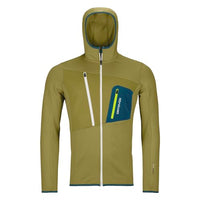 Thumbnail for ORTOVOX Herren Fleece Grid Hoody Sweatshirt, Sicherheitsblau, im Sale