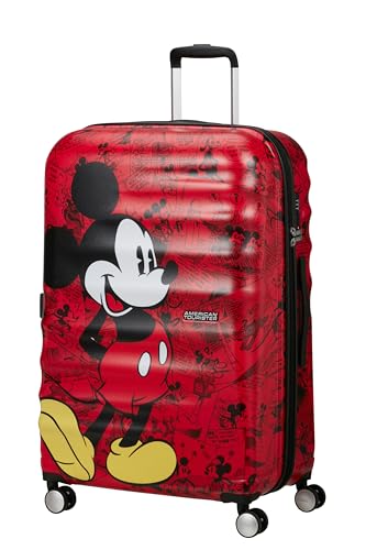 American Tourister Wavebreaker Disney FL - Spinner S, Handgepäck, 55 cm, L, Mehrfarbig (Mickey Check) im Sale