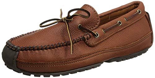 Minnetonka Mokassins für Herren, 758 x Moosehide Weekend Moc, Braun - Brauner Karmel - im Sale