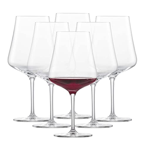 SCHOTT ZWIESEL Burgunder Rotweinglas Fine (6er-Set), stilvolle Burgundergläser für Rotwein, spülmaschinenfeste Tritan-Kristallgläser, Made in Germany (Art.-Nr. 113769) im Sale