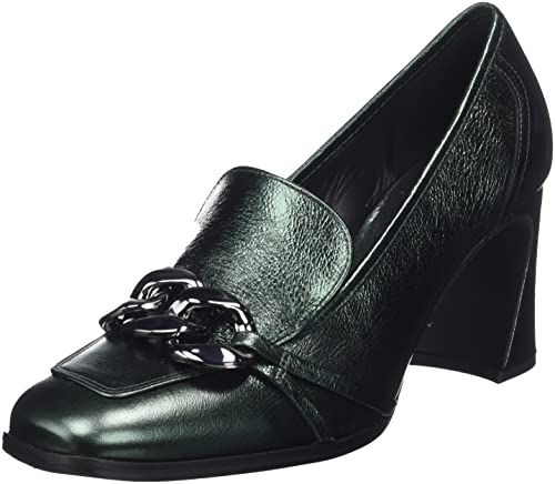 Högl Damen Glenn Pumps, Green, 38.5 EU X-Weit im Sale