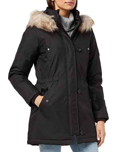 ONLY Damen Onliris Fur Winter Parka Cc Otw Jacke, Black 6, EU im Sale