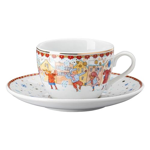 Hutschenreuther Sammelkollektion 23 Weihnachtsklänge Cappuccinota. 2-tlg. im Sale