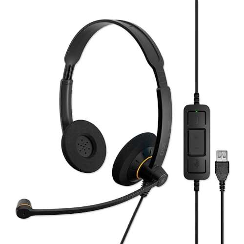 IMPACT SC 60 USB ML - Professionelles Kabelgebundenes Headset für Unified Communications, Geräuschunterdrückendes Mikrofon, EPOS Voice, USB-Anschluss, Bequemes Design, Ideal für Büroeinsatz im Sale