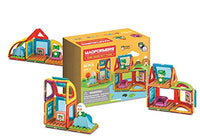 Thumbnail for Magformers Cube House Frog 20-Piece Magnetic Construction Toy. STEM Set with Magnetic Shapes and Accessories. Makes Different Houses from Magnetic Tiles..