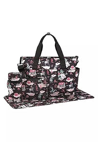 Thumbnail for Cath Kidston Cowgirl Wickeltasche, recycelt, Schwarz / Pink, braun, Large im Sale