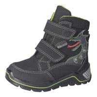 Thumbnail for RICOSTA Jungen Winterstiefel GRISU, Kinder Boots, Weite: Mittel, lose Einlage, Sympatex, Blinklicht, Outdoor-Kinderschuhe, warm, schwarz (090), 35 EU im Sale