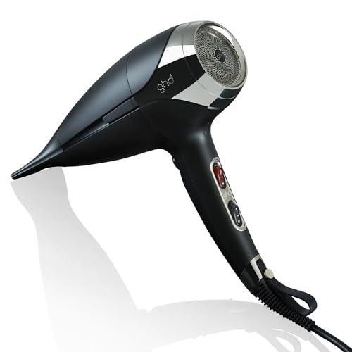 ghd Helios Haartrockner, professioneller Föhn für schnelles Styling und Fön Ergebnisse wie vom Friseur mit leistungsstarkem Motor Ionen Technologie für glänzende, glatte, Dunkelblau, Standard im Sale