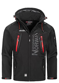 Thumbnail for Geographical Norway Tangata Herren Softshell Funktions Outdoor (weiß, Medium) (Schwarz, Large) im Sale