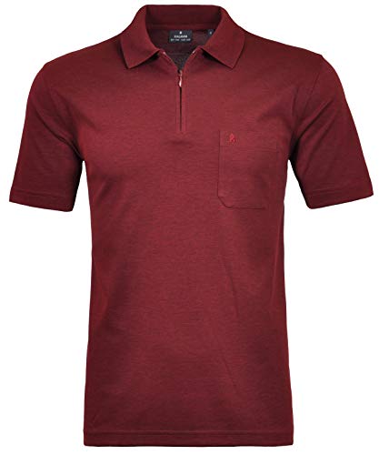 RAGMAN Herren RAGMAN Kurzarm Poloshirt, Schwarz, 3 im Sale