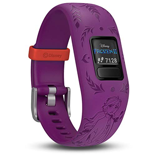 Garmin vívofit jr. 2 digitale, wasserdichte Action Watch im Disney Die Eiskönigin 2 Anna Design für Mädchen ab 4 Jahren, mit spannender Abenteuer-App, Schrittzähler, Batterielaufzeit bis zu 1 Jahr