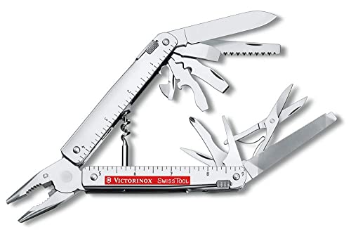 Victorinox, Swiss Tool X Plus Ratchet, Multitool, Taschen Werkzeug, 40 Funktionen, Kombi-Spitzzange , Feststellklinge im Sale