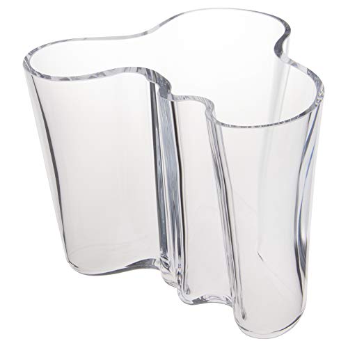 Iittala Vase Aalto 160 mm Klar aus Glas im Sale