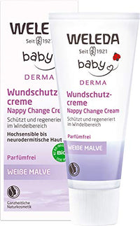 Thumbnail for WELEDA Bio Baby Derma Weiße Malve Wundschutzcreme, Naturkosmetik Babycreme für den Schutz und die Regeneration von gereizter Baby Haut, Heilsalbe für die Pflege des Windelbereich (1 x 50ml) im Sale