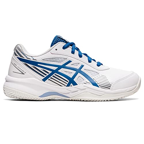 ASICS Gel-Game 8 GS Clay/OC Sneaker, White/Lake Drive, 35.5 EU im Sale