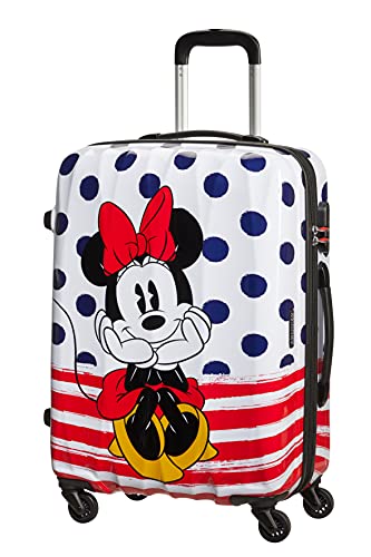 American Tourister Disney Legends - Spinner M, Kindergepäck, 65 cm, 62.5 L, Mehrfarbig (Minnie Blue Dots) im Sale