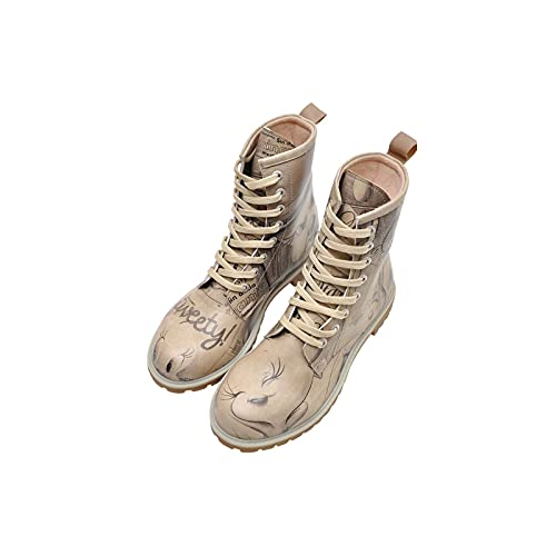 DOGO WB Vegane Damen Boots Stiefeletten - Tweety Sketch 39 im Sale