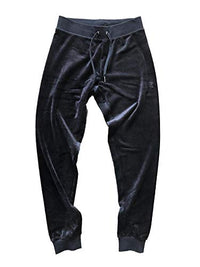 Thumbnail for JUICY Couture Cuffed Jogger Pants Samt Black L, Schwarz im Sale