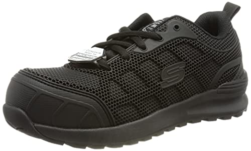 Skechers Damen BULKLIN AYAK Sicherheitsschuh, Black Textile/Synthetic, EU im Sale