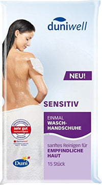 Thumbnail for Duni Einmal-Waschhandschuhe Sensitiv weiß 15 x 22 cm 15 St.