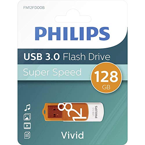 Philips Vivid Edition Super Speed 3.0 USB-Flash-Laufwerk 128 GB mit Schwenkkappe für PC, Laptop, Computer Data Storage, Lesegeschwindigkeit bis zu 100 MB/s im Sale