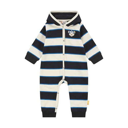 Steiff Baby-Jungen Strampler Langarm, Navy, 56 im Sale