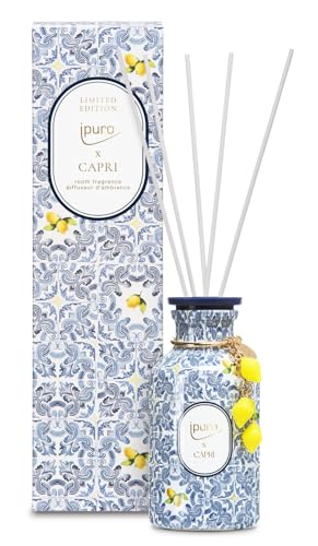 Ipuro Raumduft X Capri 240 ml - Duftstäbchen, Keramik Verdunster, Diffuser, Raum Duft