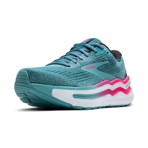 Brooks Damen Ghost Max 2 Sneaker, Storm Blue Knockout Pink Aqua, EU im Sale