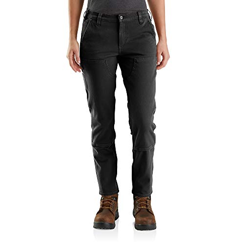 Carhartt Damen Rugged Flex Relaxed Fit Arbeitshose aus Köper mit verstärkter Vorderseite, Schwarz, W10 im Sale