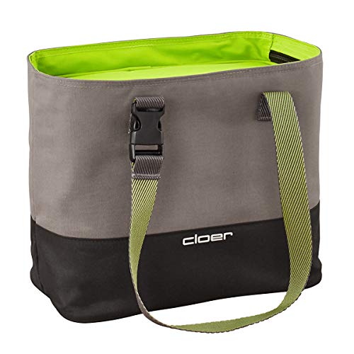 Cloer 810-14 Isoliertasche, Lunch Care System, Lunchbag für bis zu 3 Lunchboxen, Isolierfunktion, Reflektierendes Logo, Polyester, Grün, 9 Liter