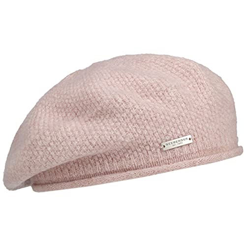 Seeberger Baskenmütze mit Rollrand Damenbaske Baske Winterbaske (One Size - rosa) im Sale