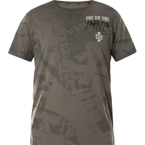 Yakuza Herren Circus T-Shirt, Steel Gray, 5 im Sale