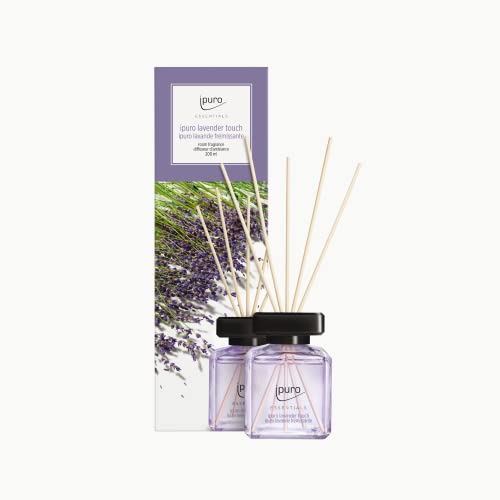 ipuro - erfrischender ipuro lavender touch Raumduft - dezenter Raumerfrischer mit besinnlichen Lavendel Noten - stilvoller Lufterfrischer in der Wohnung für ein puristisches Dufterlebnis 200 ml