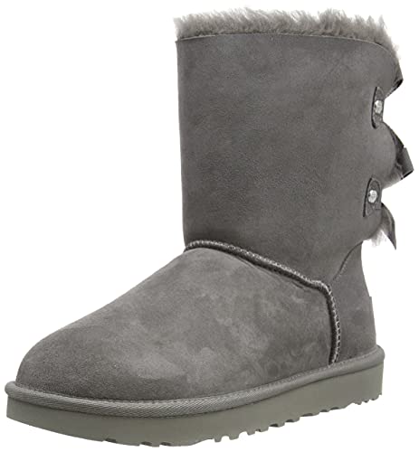 UGG Damen Bailey Bow Evergreen CLASSIC BOOT, Grey, EU im Sale