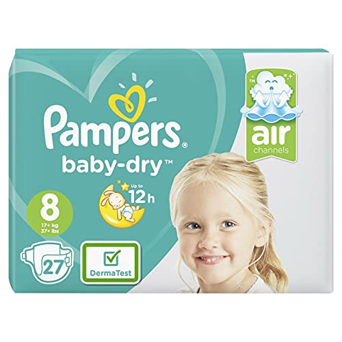 Pampers Baby Dry Windeln, Größe 8, 27 Stück