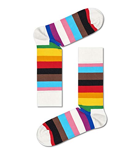 Happy Socks Unisex Pride Stripe Socken, Multi, 36-40 im Sale