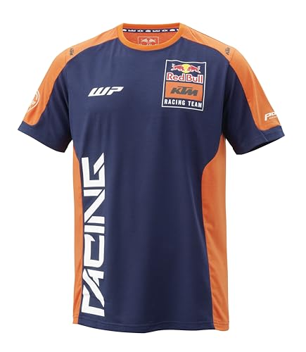 KTM Red Bull Racing Team Replica Team Tee T-Shirt, Orange/Marineblau, im Sale