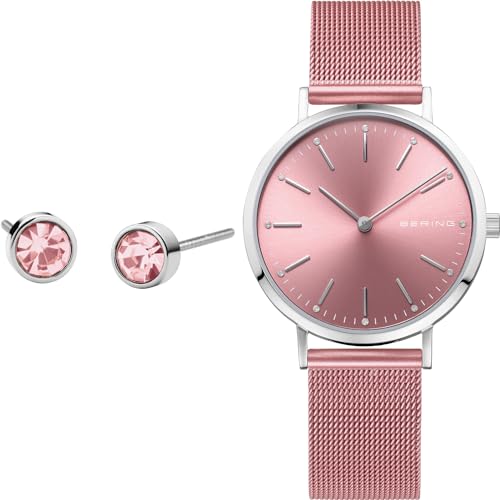 BERING Damen Uhr Quarz Movement - Charity Collection mit Edelstahl und Saphirglas 14134-999-GWP im Sale