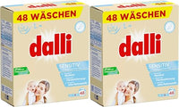 Thumbnail for dalli sensitiv Vollwaschmittel-Pulver I 96 Waschladungen I gute Hautverträglichkeit bei hervorragender Waschkraft | weiße Wäsche | 2 x 3,12 kg im Sale