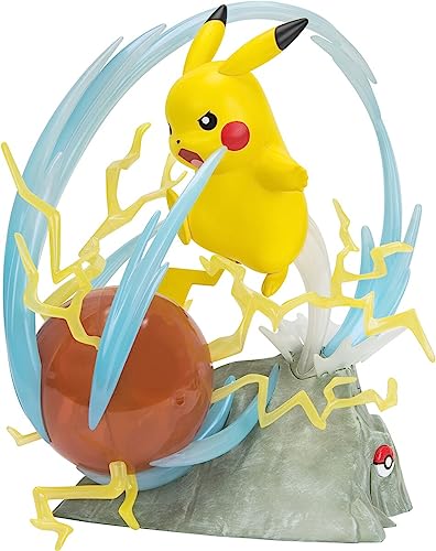 Pokémon PKW2370 - Deluxe Statue - Pikachu, offizielle Pokémon Sammlerstatue, 33cm im Sale