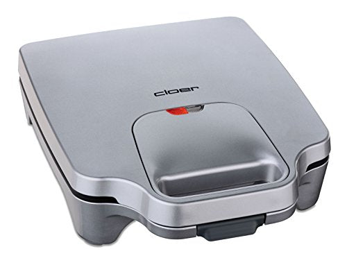 Cloer 6269 Sandwichmaker , 1800 W, für 4 Sandwiches, American Toast, -Füllung, optische Fertigmeldung, Silber im Sale