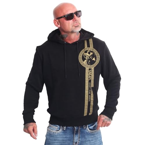 Yakuza Herren VIP Team Kapuzenpullover, Schwarz, XXL im Sale